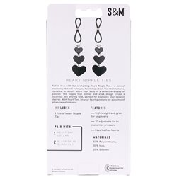 S&M Heart Nipple Ties