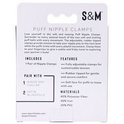 S&M Puff Nipple Clamps