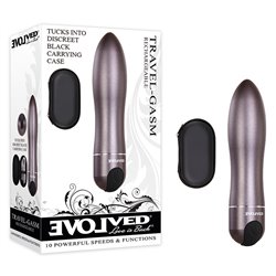 Evolved TRAVEL-GASM Rechargeable Bullet - Grey