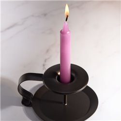 LaCire Drip Pillar Candles - Violet