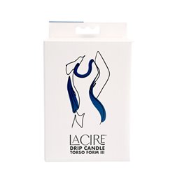 LaCire Torso Form III Drip Candle - Blue