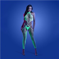 GLOW HIGH VOLTAGE Bodystocking & G-String - 1Size