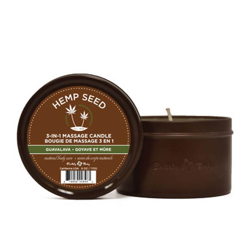 EB Hemp Seed 3 in 1 Massage Candle - GUAVALAVA