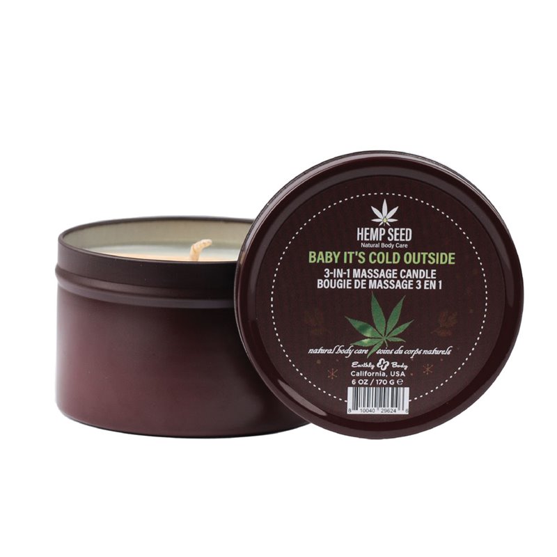 EB Hemp Seed 3 in 1 Massage Candle - BABY ITS COLD