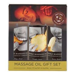 EB Edible Massage Oil Gift Set Trio - Tropical