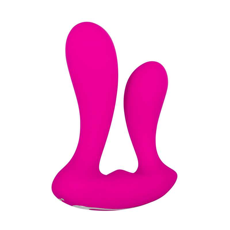 Adam & Eve RECHARGEABLE DUAL ENTRY VIBE - Pink