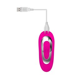 Adam & Eve RECHARGEABLE DUAL ENTRY VIBE - Pink