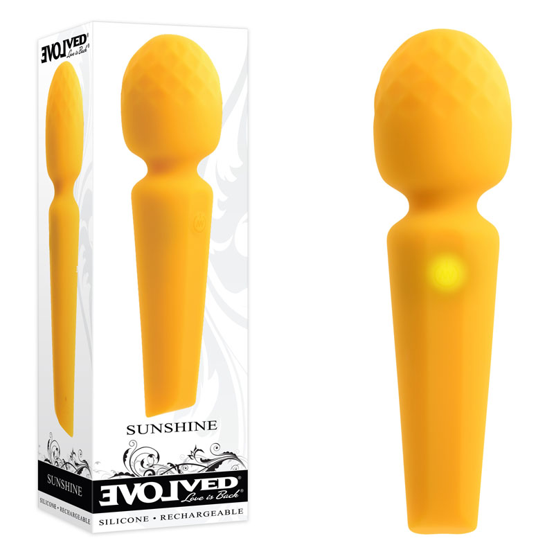 Evolved SUNSHINE Massage Wand - Yellow