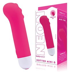 Bodywand Neon Dotted Mini G - Neon Pink