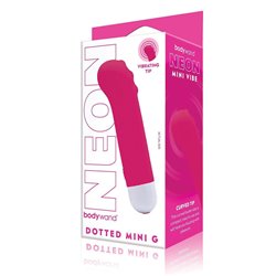 Bodywand Neon Dotted Mini G - Neon Pink