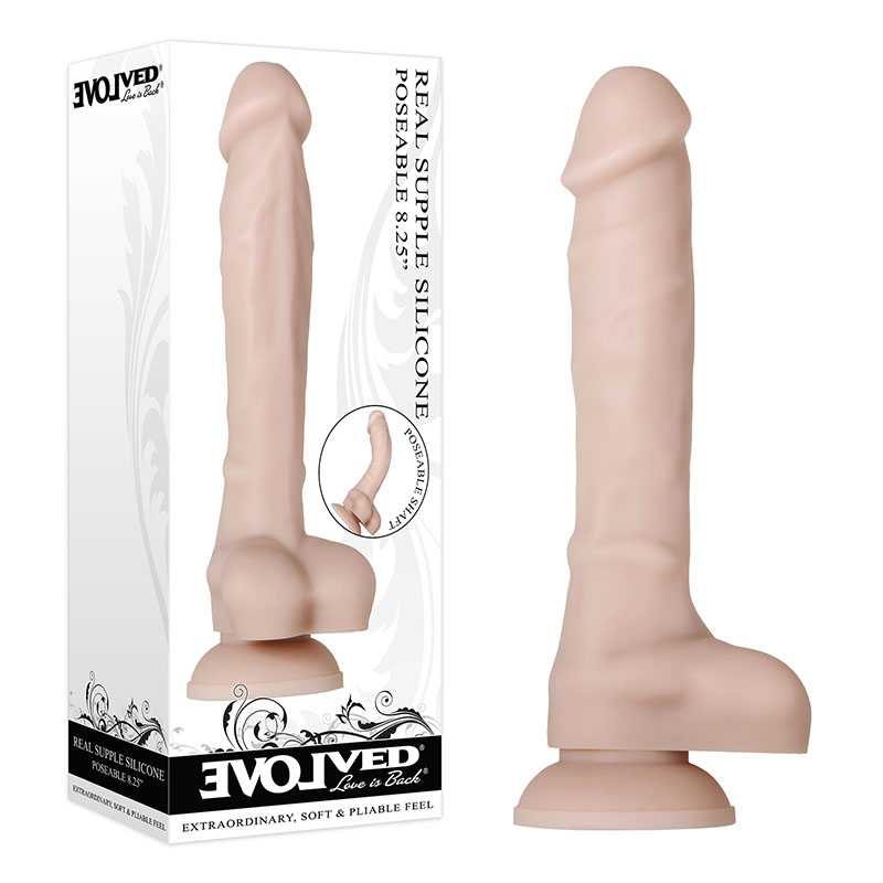 Evolved REAL SUPPLE Silicone Posable 8.25'' -Flesh