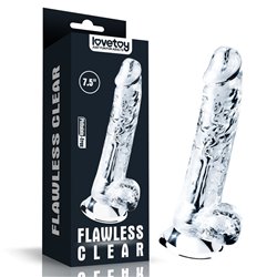 Flawless Clear Dildo 7.5''