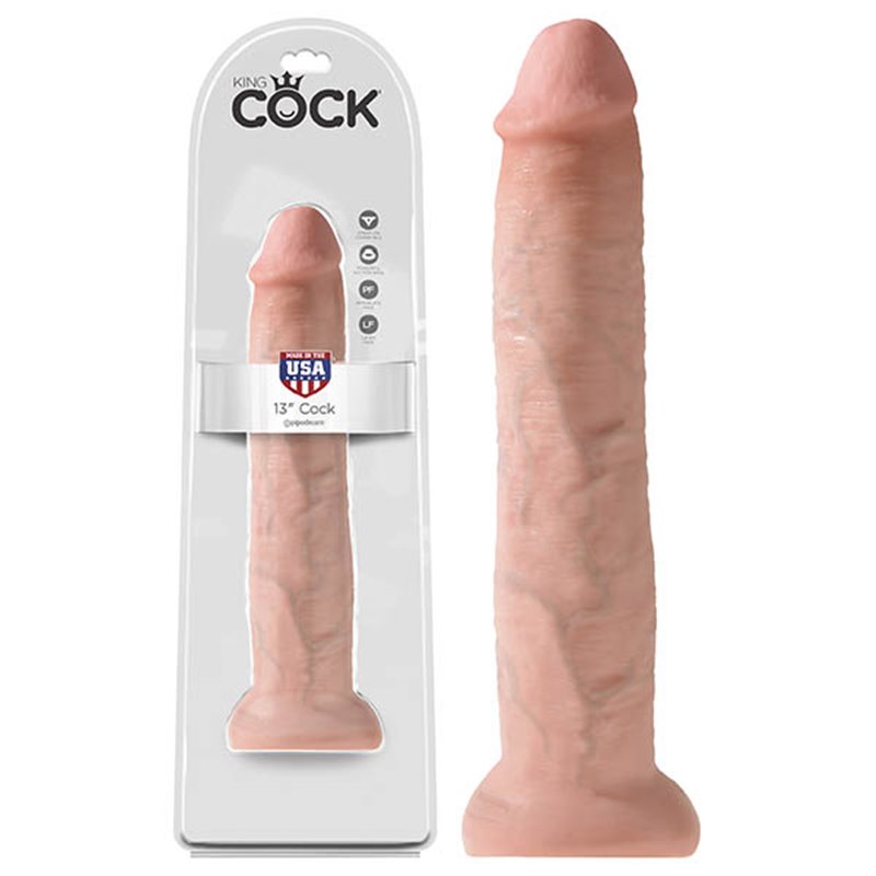 King Cock 13'' Cock - Flesh