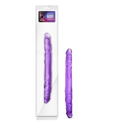 B Yours 14'' Double Dildo - Purple