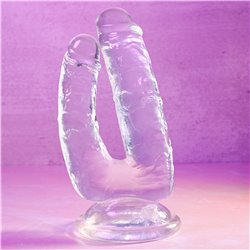 Gender X DUALISTIC Double Dildo - Clear