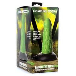 Creature Cocks Radioactive Reptile Thick Scaly Silicone Dildo  - Little Desires Australia