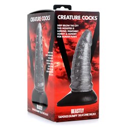 Creature Cocks Beastly Tapered Bumpy Silicone Dildo  - Little Desires Australia