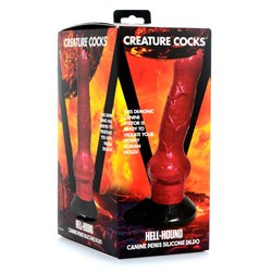 Creature Cocks Hell-Hound Canine Penis Silicone Dildo  - Little Desires Australia