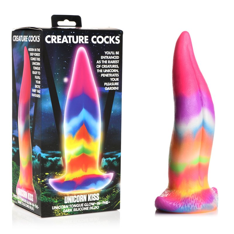 Creature Cocks Unicorn Kiss Silicone Dildo  - Little Desires Australia