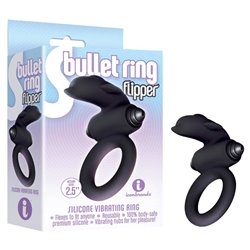 The 9's S-Bullet Ring - Flipper - Black