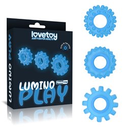 Lumino Play Penis Rings - 3 Pack